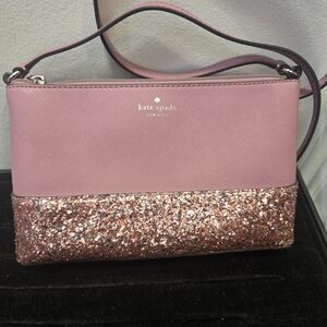 Kate Spade Rose Glitter Crossbody Bag